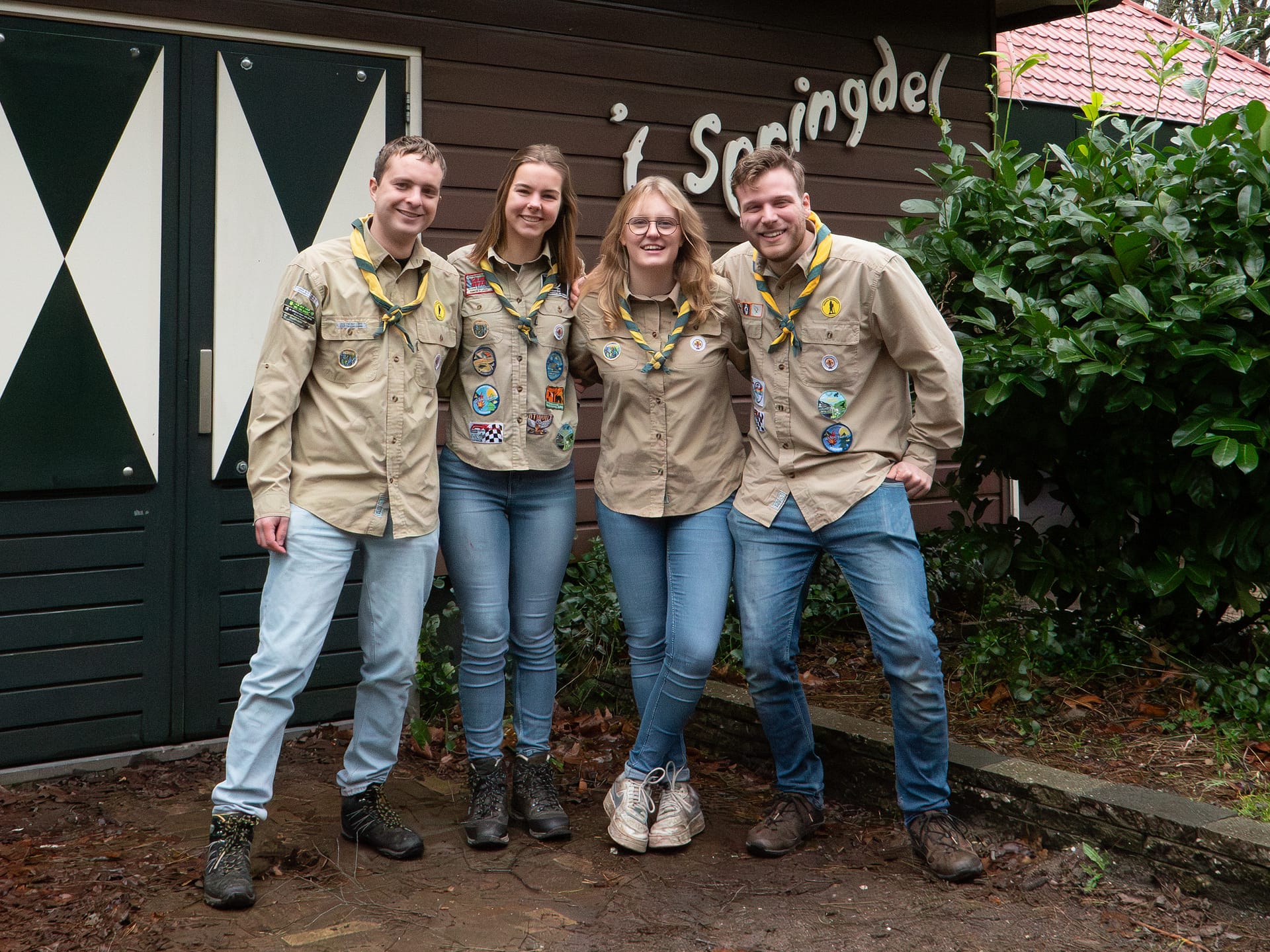 De Scoutsleiding van 2023.