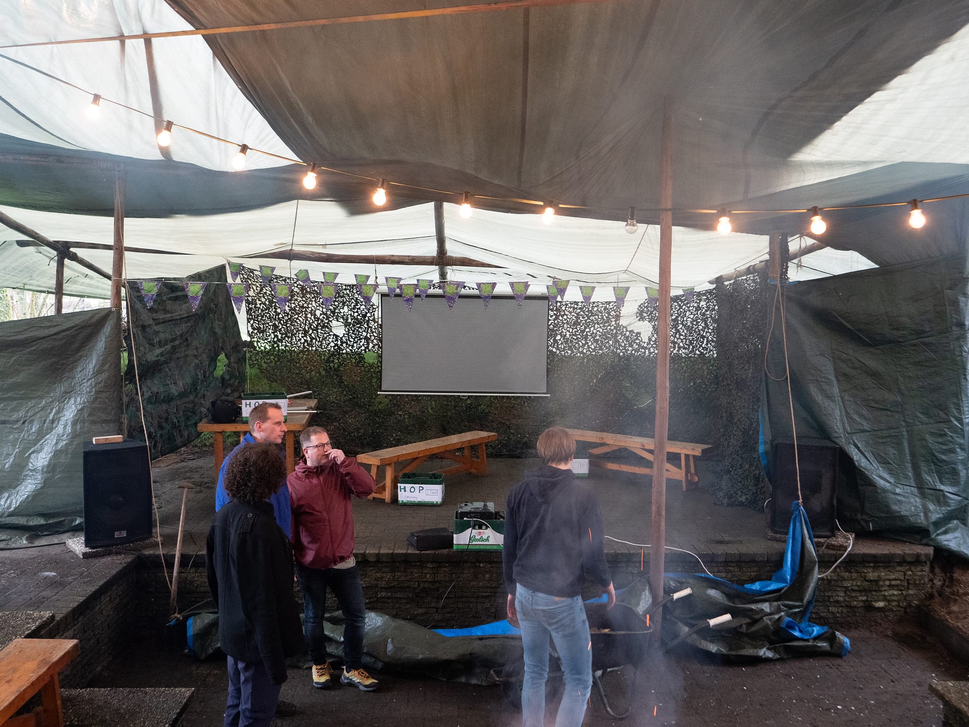 Impressie van het podium van Sint Joris 2023.