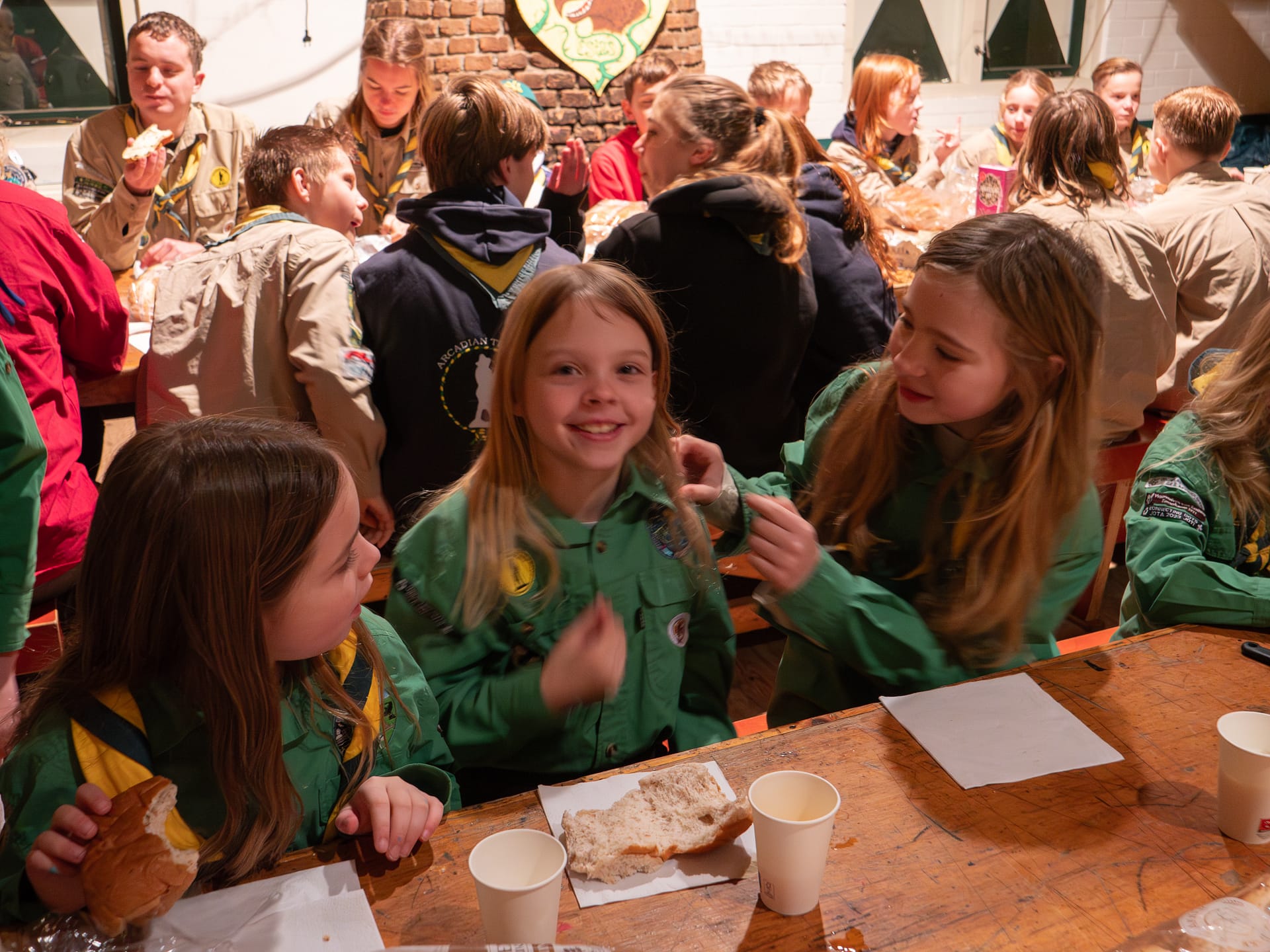 kerstlunch 2023 met gezellige welpen